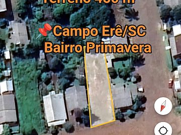 TERRENO 450 METROS - PLANO E PRONTO PRA C0NSTRUIR